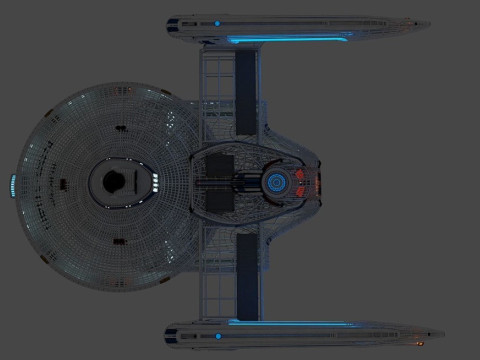 Minute-Man Class Frigate TMP 3D Model