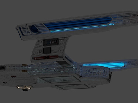 Minute-Man Class Frigate TMP 3D Model