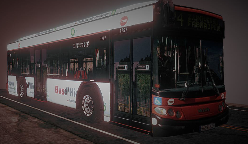 Autobus bus street low-poly Modello 3D .c4d .max .obj .3ds .fbx .stl .blend