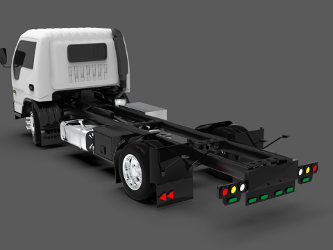 JAC 1045 Truck low-poly 3D Model