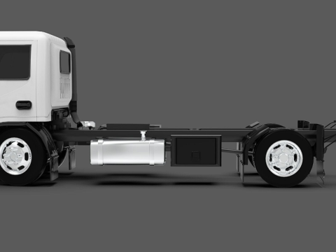 JAC 1045 Truck low-poly 3D Model