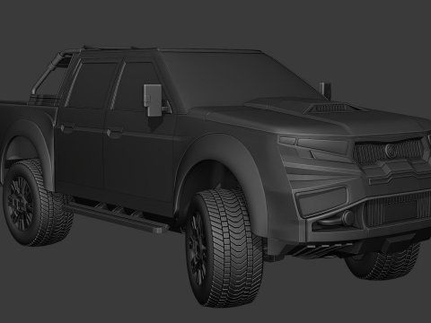 Okhey GHammer - pickup - generic pickup 3Dモデル