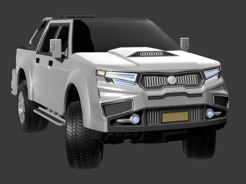 Okhey GHammer - pickup - generic pickup 3Dモデル