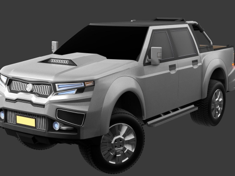 Okhey GHammer - pickup - generic pickup 3Dモデル