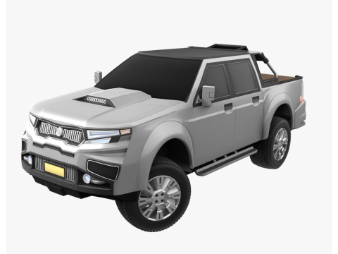 Okhey GHammer - pickup - generic pickup Modelo 3D