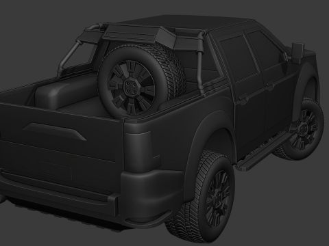 Okhey GHammer - pickup - generic pickup 3Dモデル