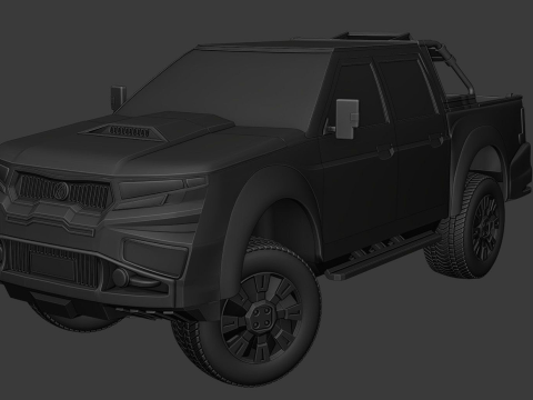 Okhey GHammer - pickup - generic pickup 3Dモデル