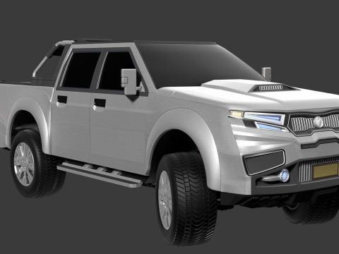 Okhey GHammer - pickup - generic pickup 3Dモデル