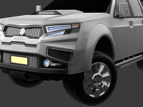 Okhey GHammer - pickup - generic pickup 3Dモデル