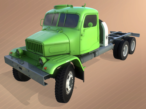 PV3S Truck Civilian Platform 3D Model