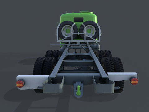 PV3S Truck Civilian Platform 3Dモデル
