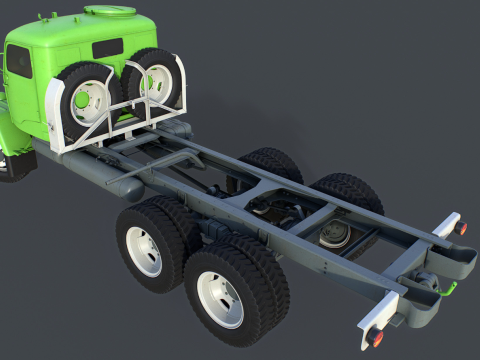 PV3S Truck Civilian Platform 3Dモデル