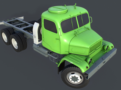 PV3S Truck Civilian Platform 3Dモデル