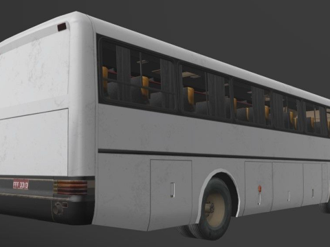 Mercedes-Benz MB O-371R 1989 Coach Bus Modelo 3D