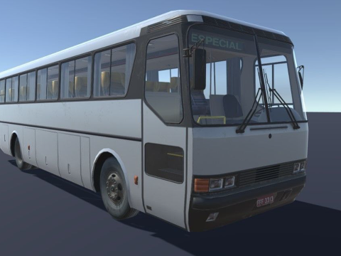 Mercedes-Benz MB O-371R 1989 Coach Bus Modelo 3D