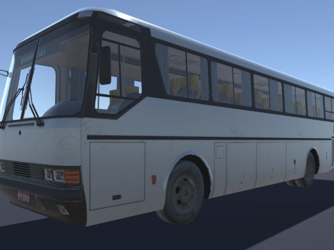 Mercedes-Benz MB O-371R 1989 Coach Bus Modelo 3D