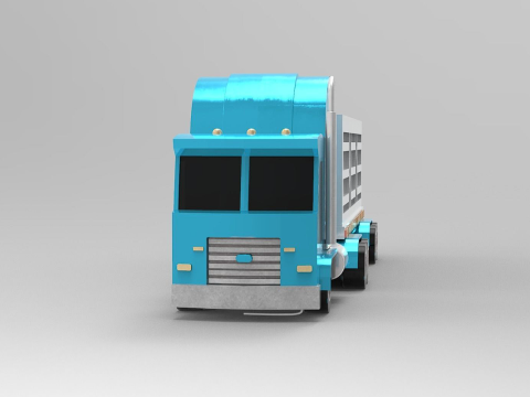 Transport Truck 3D Modell