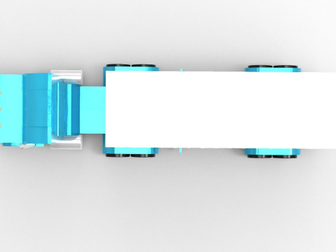 Transport Truck 3D Modell