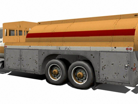 Fuel Truck 3D Model