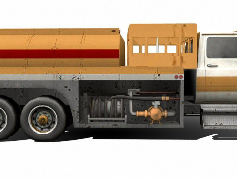 Fuel Truck 3D Model