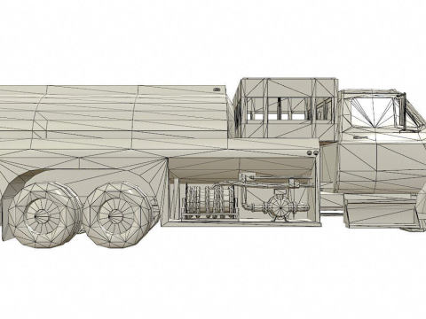 Fuel Truck 3D Model