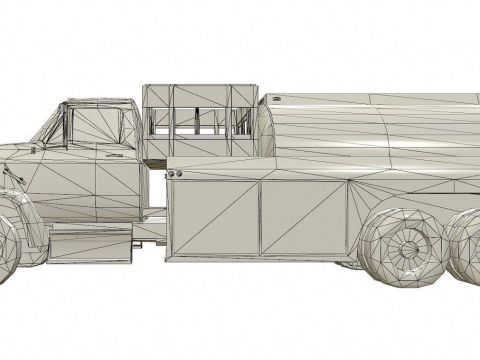 Fuel Truck 3D Model