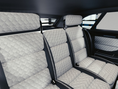Brandless Small 4 Door Hatchback Model 3D