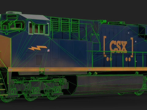ES44AC 3D Model