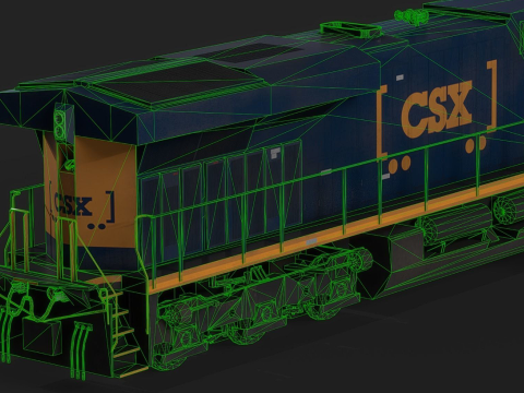 ES44AC 3D Model