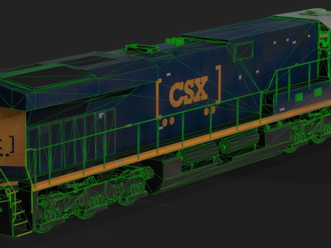 ES44AC 3D Model
