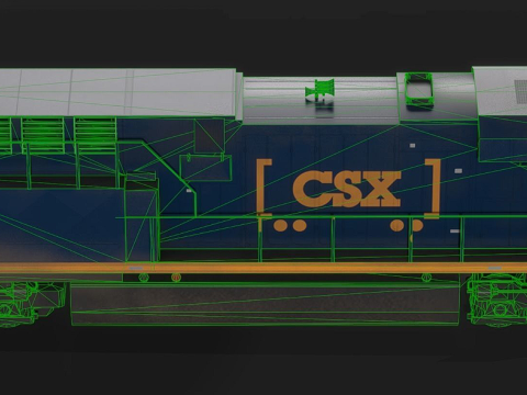 ES44AC 3D Model