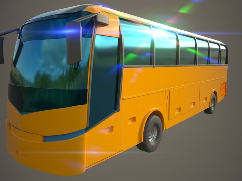 Volvo bus 3D Model