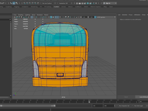 Volvo bus Modelo 3D