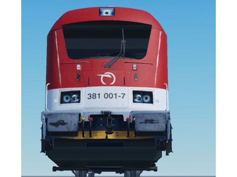 ZSSK 381 001-7 Modello 3D