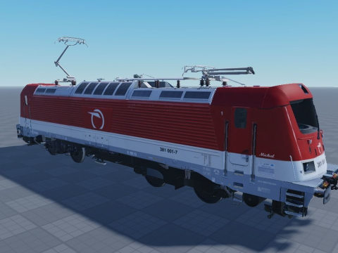 ZSSK 381 001-7 3D 모델