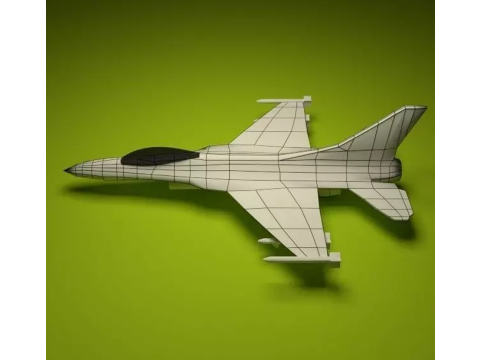 General Dynamics F-16 Modelo 3D