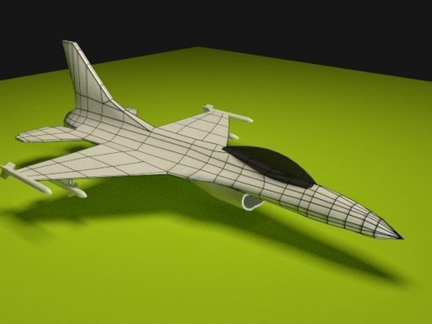 General Dynamics F-16 Modelo 3D