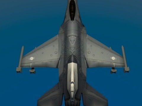 General Dynamics F-16 Modelo 3D