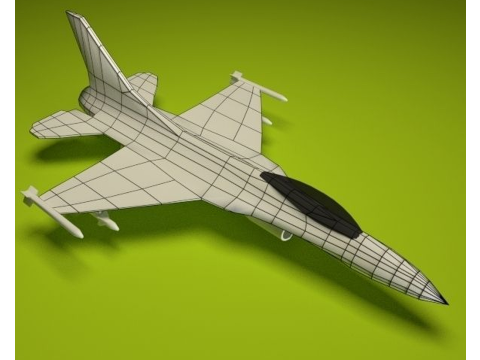 General Dynamics F-16 Modelo 3D