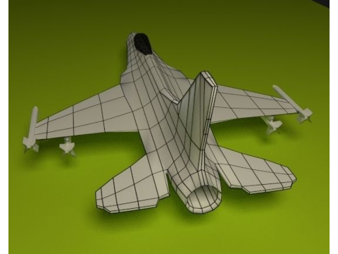 General Dynamics F-16 Modelo 3D