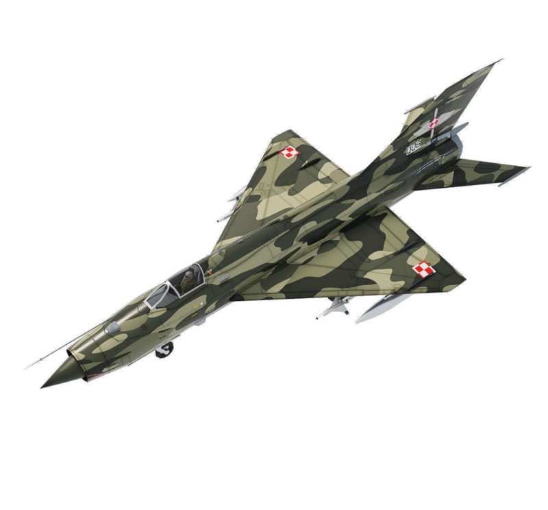 MIG-21 Fishbed 3Dモデル .c4d .max .obj .3ds .fbx .stl .blend 