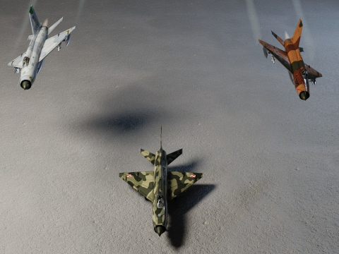 MIG-21 Fishbed 3Dモデル