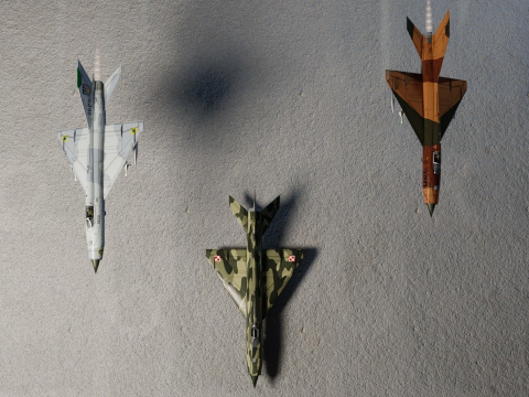 MIG-21 Fishbed 3Dモデル