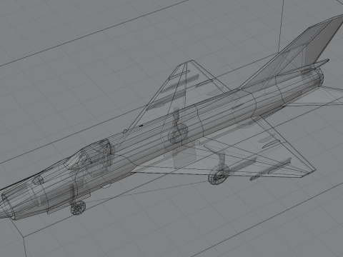 MIG-21 Fishbed 3Dモデル