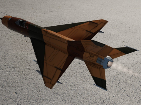 MIG-21 Fishbed 3Dモデル