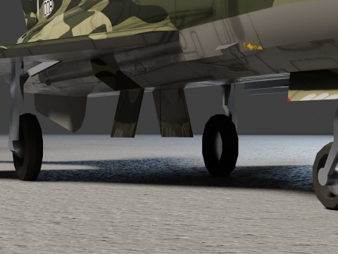 MIG-21 Fishbed 3Dモデル