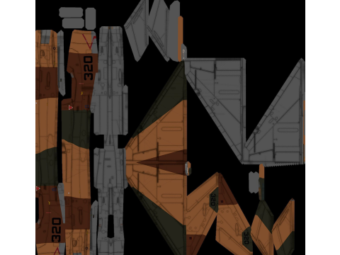 MIG-21 Fishbed 3Dモデル