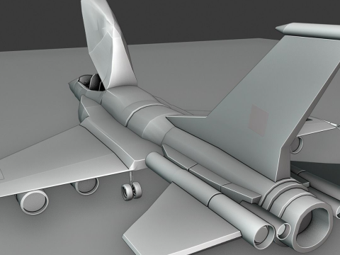 Indian Fighter Jet 3D Model