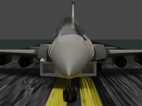 Indian Fighter Jet 3D Model