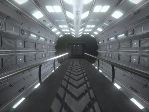 Sci fi Level design 3D मॉडल